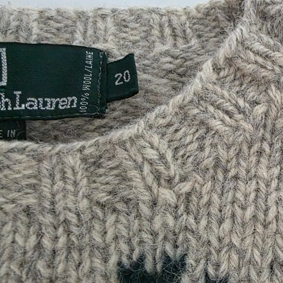 POLO RALPH LAUREN VTG WOOL SWEATER! - Picture 6 of 15